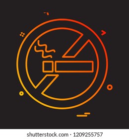 No Smoking icon design vector 