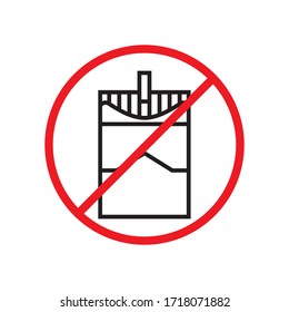 No Smoking Icon Design Vector Template