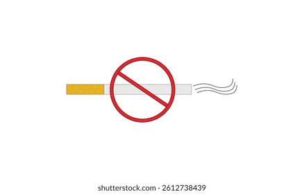 No smoking icon design vector illustration for use.