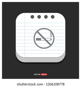 No smoking Icon - Free vector icon
