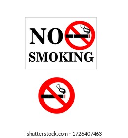 no smoking icon. no smoking here