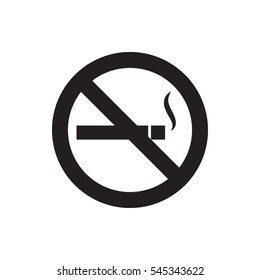 no smoking icon illustration isolated vector sign symbol
