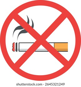 No smoking icon for indoor areas