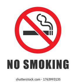 No smoking icon sign. Cigar, tobacco prohibition logo symbol. Vector illustration image. Isolated on white background.	
