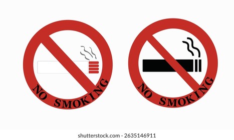 No Smoking icon Stickers No Smoking Zone