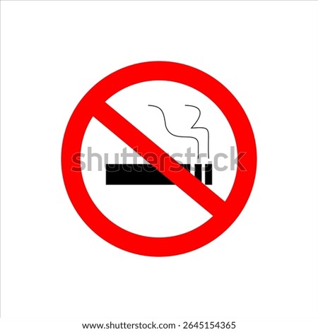 No smoking icon is suitable for prohibition icons in certain places	
