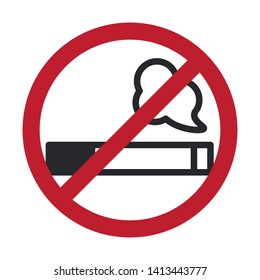 no smoking icon symbol sign, vector, eps 10