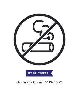 no smoking icon symbol sign, vector, eps 10