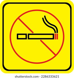 no smoking icon, no smoking symbol, vector file