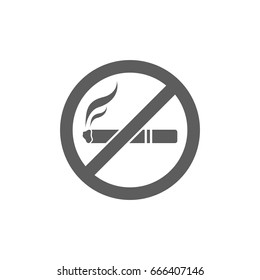 No smoking icon in trendy flat style isolated on white background. Symbol for your web site design, logo, app, UI. Vector illustration, EPS