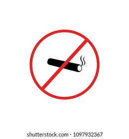 No smoking icon vector