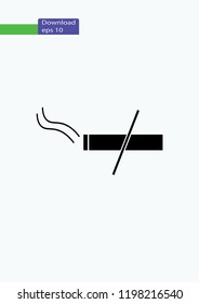 No smoking icon, Vector