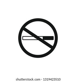 no smoking icon vector