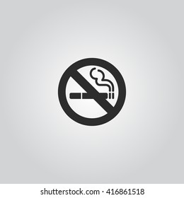 No smoking icon vector