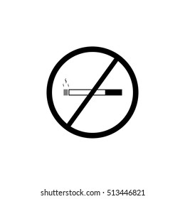 No Smoking Icon Vector.