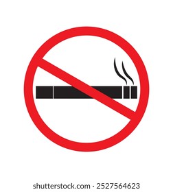 No smoking icon vector . smoking ban icon . no smoking zone . do not smoke icon vector .