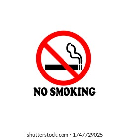 No smoking icon vector for eps 10