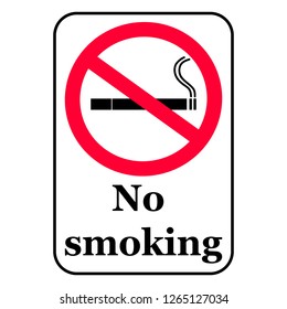 No smoking icon vector illustration