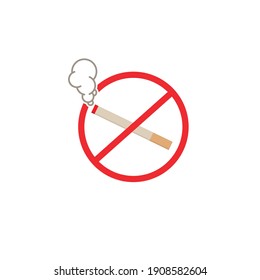 no smoking icon vector illustration design template