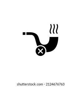 No fumar icono de la plantilla de logotipo de ilustración vectorial para muchos fines. Aislado sobre fondo blanco.