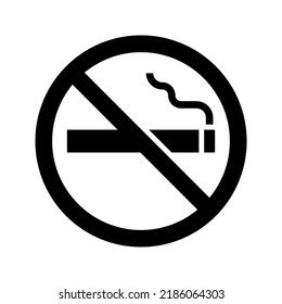 No smoking icon. vector illustration.