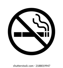 No Smoking Icon Vector Illustration Stock Vector (Royalty Free ...