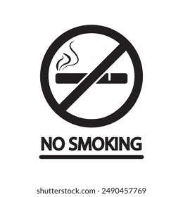 no smoking icon vector illustration design template