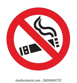 No Smoking icon vector illustration 