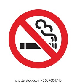 No Smoking icon vector illustration 