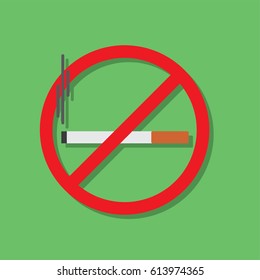No smoking icon, vector illustration design. Medicine and health care objects.