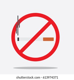 No smoking icon, vector illustration design. Medicine and health care objects.
