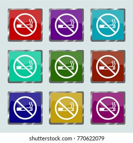 no smoking icon vector illustration