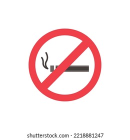 no smoking icon vector image white background