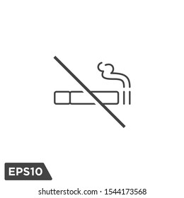 Logo-Vorlage für das Rauchen auf Vektorillustrationen
