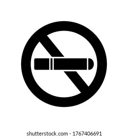 No smoking icon vector sign and symbols