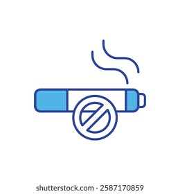 No Smoking icon vector stock illustration