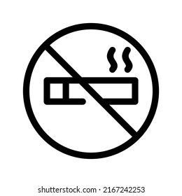 No Smoking Icon Vector Symbol Design Illustration