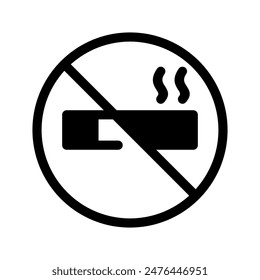 No Smoking Icon Vector Symbol Design Illustration