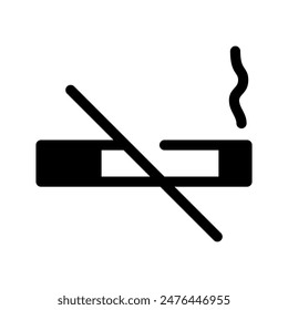 No Smoking Icon Vector Symbol Design Illustration