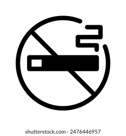 No Smoking Icon Vector Symbol Design Illustration