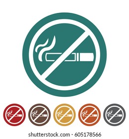 No smoking icon.Vector illustration
