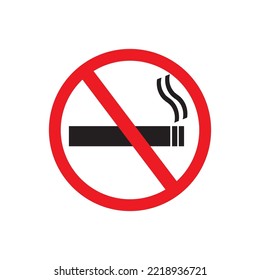 no smoking, including e-cigarettes icon vector logo design