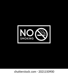 no smoking logo design vector sign