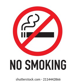 Prohibición de fumar (icono de la marca de no fumar)