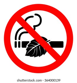 no smoking mints sign