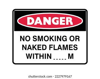 No Fumar Ni Flamas Al Desnudo Dentro....M - Señales De Peligro - Señales De Fumación Para Artículos Quemados, Señales De Protección.