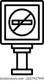 No Smoking New Creative Icon Design Vector