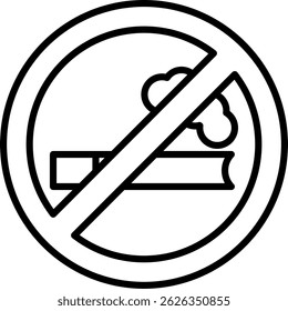 No Smoking New Creative Vector Icons Design