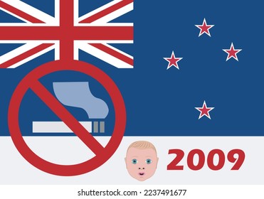 
No smoking in New Zealand for minors born after 2009