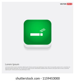 No smoking road signGreen Web Button - Free vector icon